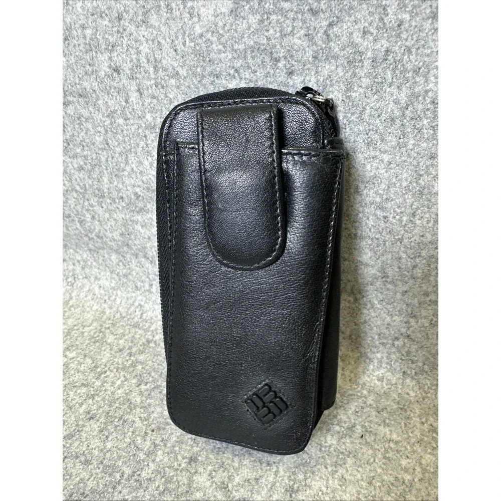 Columbia Carry Case Leather Holster Wallet Small Phone Holder Belt Clip‎